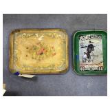 2 - Vintage Metal Trays