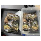 Plastic Bin w/Deer Corn