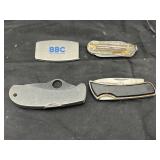 4 - Single Blade Pocket Knives