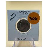 1964 Proof Jefferson Nickel