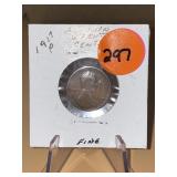 1917 - P Lincoln Wheat Cent  - Fine