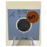 1920 - D Buffalo Nickel - Fine