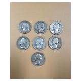 7 - Washington Quarters - Pre 64
