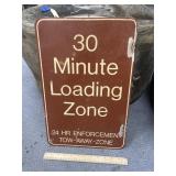 Double Sided Metal Sign