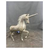Metal Unicorn Statue