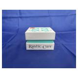 2 - Rustic Cuff Bracelets in Box