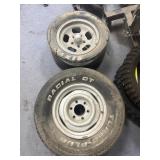 2 Tires/Rims - As Is - Big Boss & Radial GT