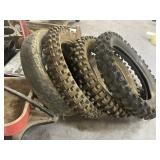 4 Pcs - Assorted Dirt Bike Tires 4.25-18