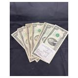 10 Two Dollar Bills - 4 are 1976