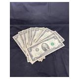 10 Two Dollar Bills - 1995