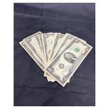 20 Two Dollar Bills - 1976