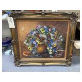 Framed Painting - Signed 27"L x 31"H