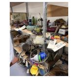 Metal Fruit Basket w/Measuring Cups