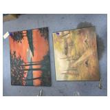 2 Canvas Paintings
