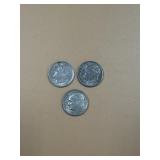 3 - Roosevelt Dimes - Pre 64