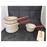 Granite Double Boiler & Small Pot