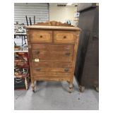3-Drawer Dresser on Wheels 28"L x 17"W x 44"H