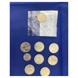 Uncirculated Jefferson Nickel & State Quarters