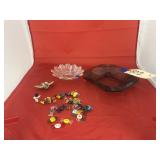 2 - Ash Trays & Glass Miniatures