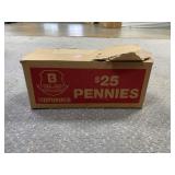Opened Box of Pennies