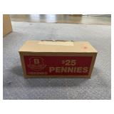 Opened Box of Pennies