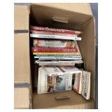 Box of Assorted Cookbooks