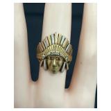 14K Indian Head ring 8.3 gr