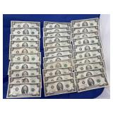 32 Two Dollar Bills