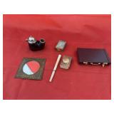 Vintage Cigarette Holder - Matches - Pipe