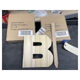 2 Boxes of Wooden Letter "B"