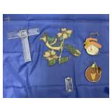 Bag of 5 Pcs Stained Glass Dï¿½cor