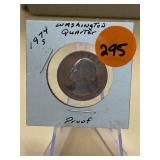 1974 - S Proof Washington Quarter