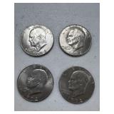 4 Ike Dollars 1972