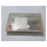 Box of assorted coins