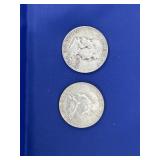 1954 $ 1963 Half Dollar Coins