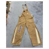 Carhartt Insulated Bib Overalls Sz 34x32