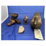 3 Pcs - Duck Dï¿½cor - Santa Bobblehead