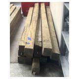 17 - 87"L 4x4 Posts