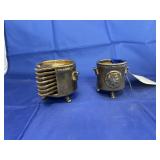 Gold Toned Nesting Utensil Flatware Rest