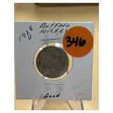 1928 - d Buffalo Nickel - good