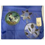 3 Pcs - Stained Glass Dï¿½cor