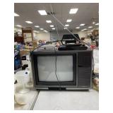 Square View 14 LXI Series Tube TV w/Antennae
