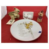 4 Pcs - Decorative Plate - Plant Holders