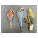 3 Pcs - Bird Wall Hanging Dï¿½cor