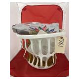 Basket w/Christmas Lights & Molds