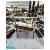 Metal Table Frame w/Porcelain Sink