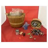 Miniatures in Basket