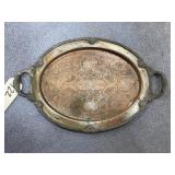 Silver & Copper Tray