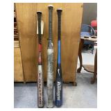3 Pcs - Metal Ball Bats