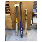 3 Pcs - Metal Ball Bats